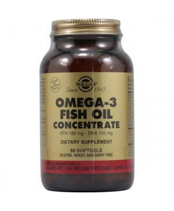 Solgar Fish Oil Concentrate 1000mg 60 μαλακές κάψουλες