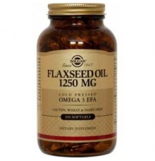 Solgar Flaxseed Oil 1250mg 100 μαλακές κάψουλες Solgar