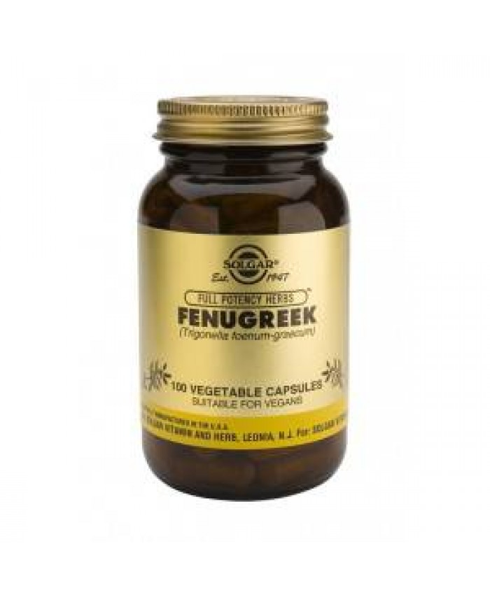 Solgar Fenugreek 520mg 100 φυτικές κάψουλες Solgar