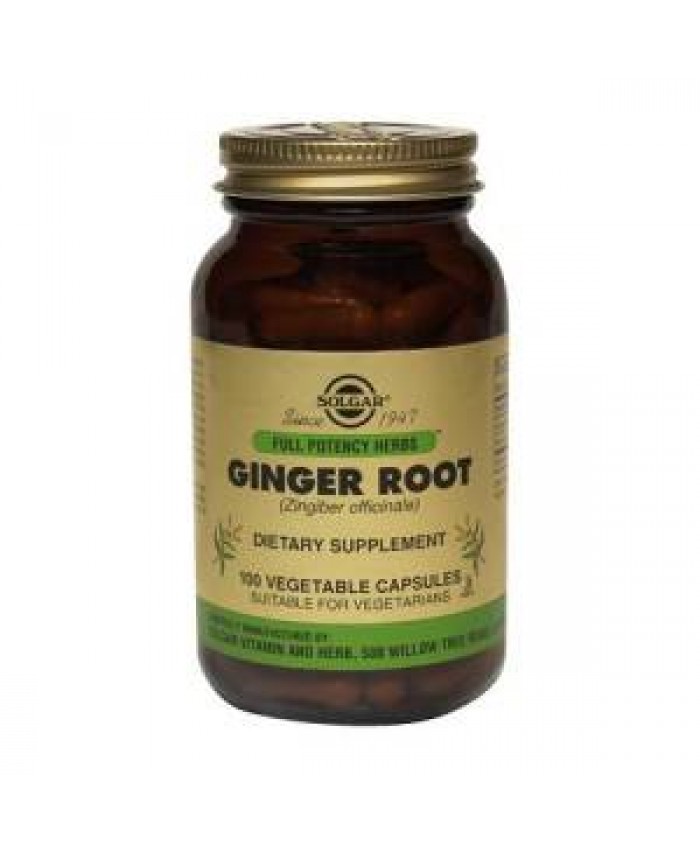 Solgar Ginger 520mg 100 φυτικές κάψουλες
