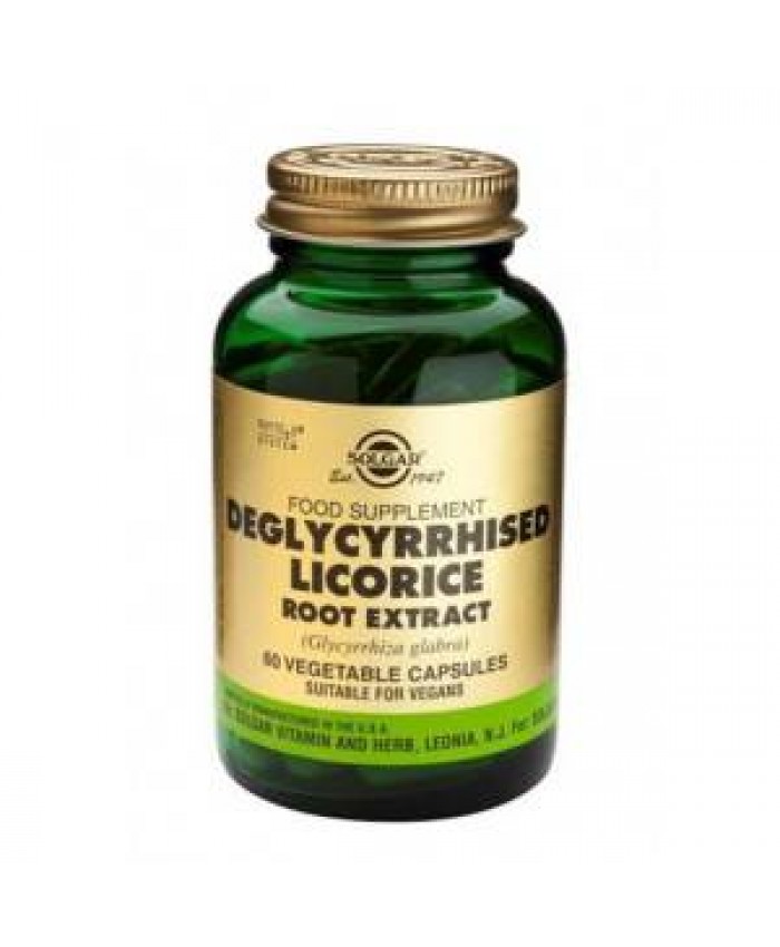 Solgar SFP Deglycyrrhised Licorice Root Extract 60 φυτικές κάψουλες Solgar