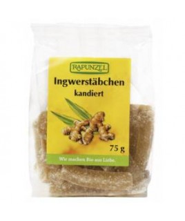 ΤΖΙΝΤΖΕΡ ΖΑΧΑΡΩΤΟ BIO 75gr Rapunzel