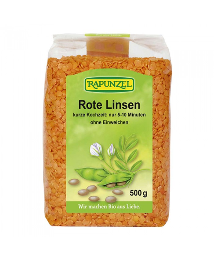 ΦΑΚΕΣ ΚΟΚΚΙΝΕΣ ΒΙΟ 500gr Rapunzel