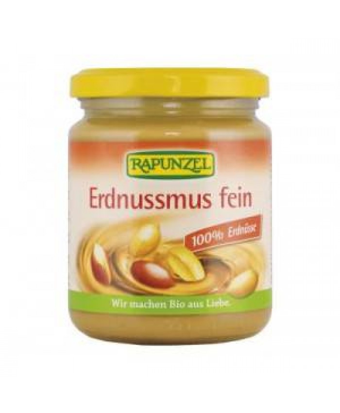 Rapunzel Φυστικοβούτυρο Απαλό Χωρίς Αλάτι 250gr Bio