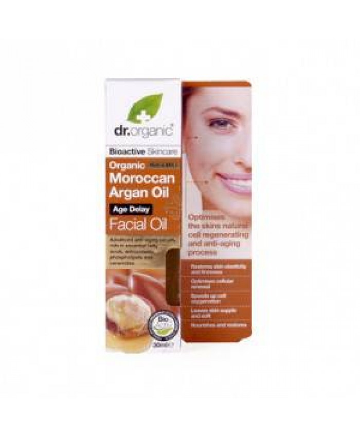 Dr.Organic Moroccan Argan Facial Oil Age Delay 30ml
