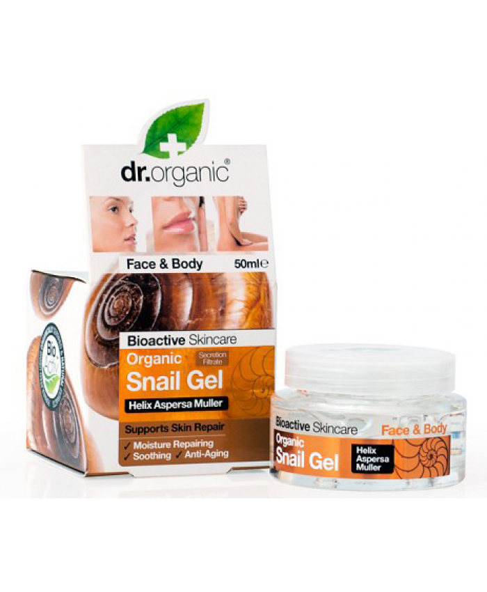 Dr.Organic Snail Gel Face & Body 50ml Καλλυντικα