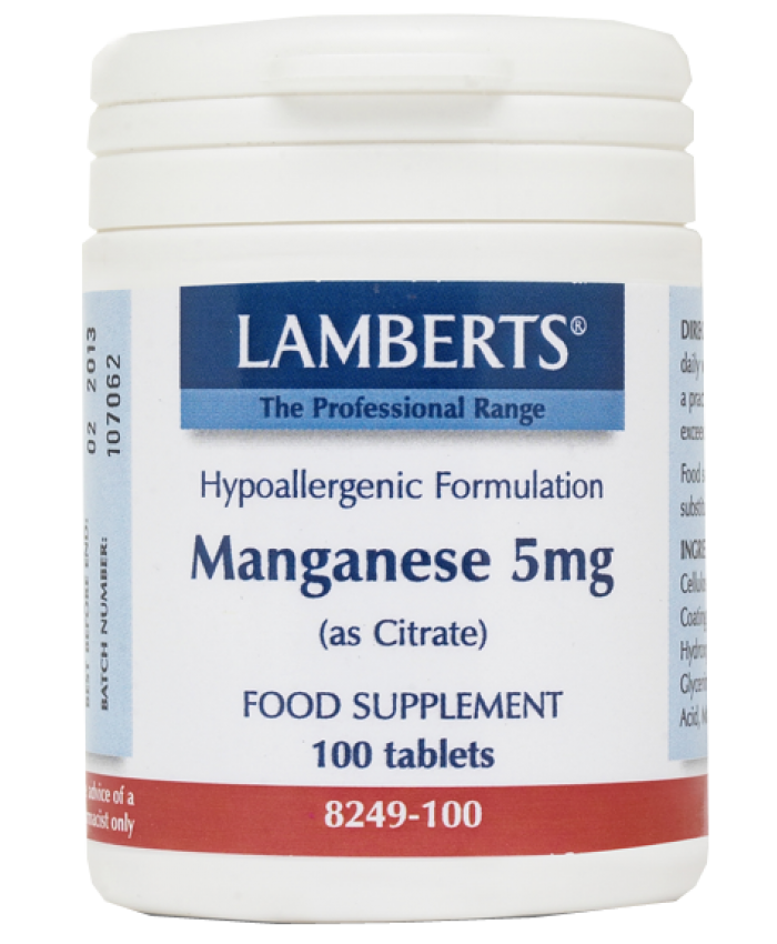Lamberts  Manganese 5mg 100 caps