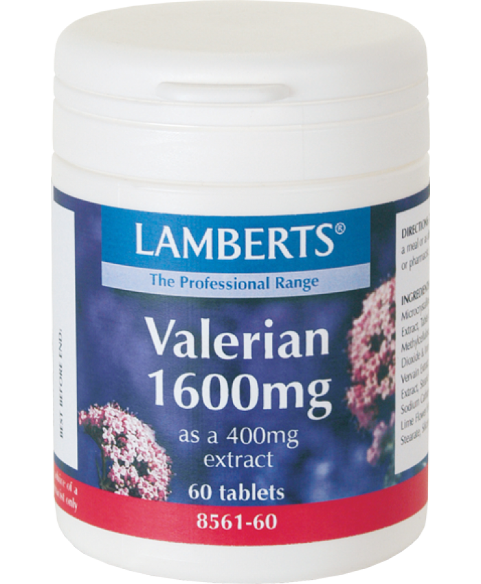 LAMBERTS VALERIAN 1600MG 60TAB