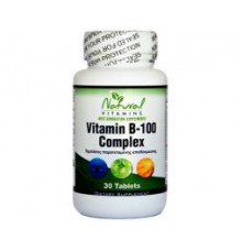Natural Vitamins Vitamin B 100 Complex 30tabs