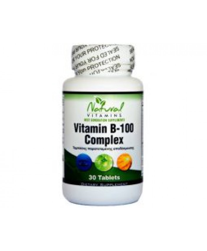 Natural Vitamins Vitamin B 100 Complex 30tabs