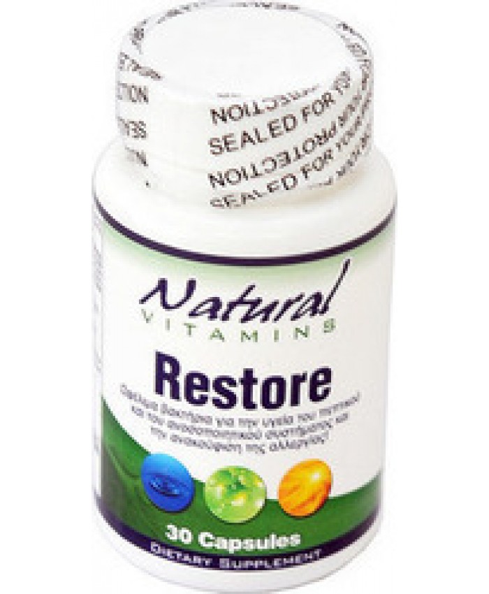 Natural Vitamins Restore 30caps
