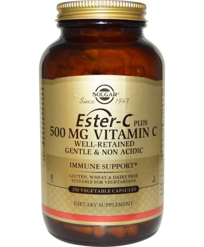 Solgar Ester-C Plus 500mg 250 φυτικές κάψουλες Συμπληρωματα