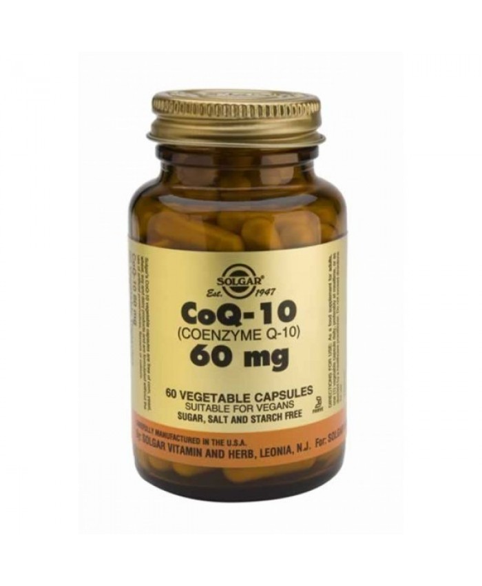 Solgar CoQ-10 60mg 60 φυτικές κάψουλες Συμπληρωματα