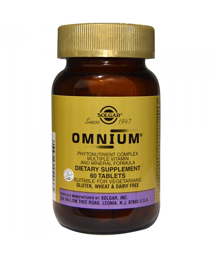 Solgar Omnium Multiple 60 ταμπλέτες Συμπληρωματα