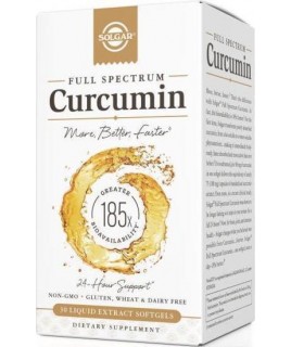 Solgar Full Spectrum Curcumin 30 μαλακές κάψουλες Solgar
