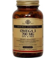 Solgar Double Strength Omega 3 60 μαλακές κάψουλες