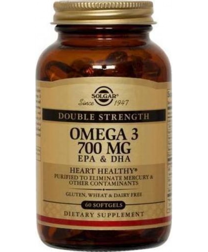 Solgar Double Strength Omega 3 60 μαλακές κάψουλες