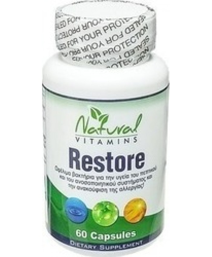 Natural Vitamins Restore 60caps